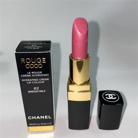 chanel rouge coco lipstick 62 irresistible|Chanel Irresistible (62) Rouge Coco Hydrating Creme Lip Colour .